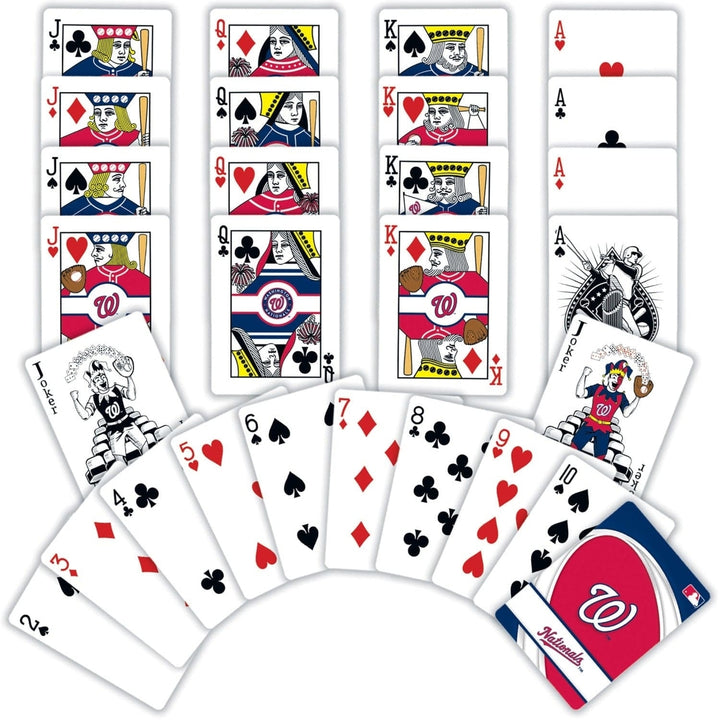 Washington Nationals Playing Cards 54 Card Deck Officially Licensed MLB Team Image 2