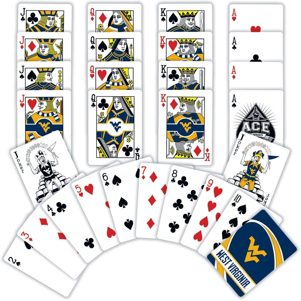 West Virginia Mountaineers Playing Cards 54 Card Deck Officially Licensed NCAA Image 2