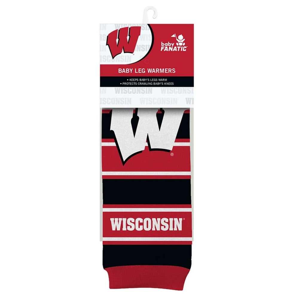 Wisconsin Badgers Baby Leg Warmers Cotton Blend Unisex Infant Toddler 9-35 lbs Image 2