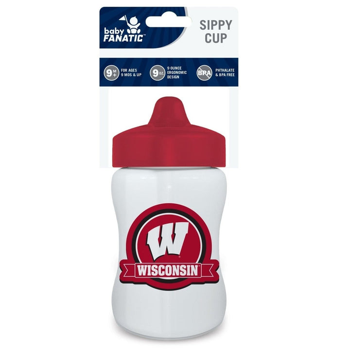 Wisconsin Badgers Sippy Cup BPA-free Shatterproof Toddler Cup 9 oz Unisex Image 2