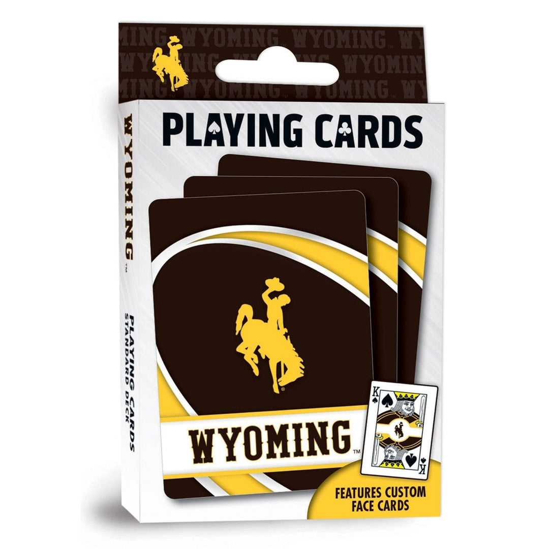 Wyoming Cowboys Playing Cards 54 Card Deck NCAA Licensed Team Deck Image 1