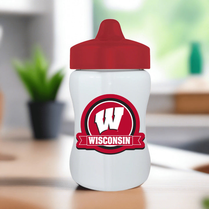 Wisconsin Badgers Sippy Cup BPA-free Shatterproof Toddler Cup 9 oz Unisex Image 6