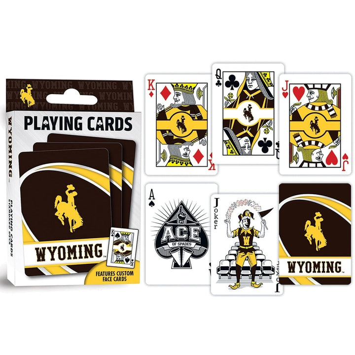 Wyoming Cowboys Playing Cards 54 Card Deck NCAA Licensed Team Deck Image 3