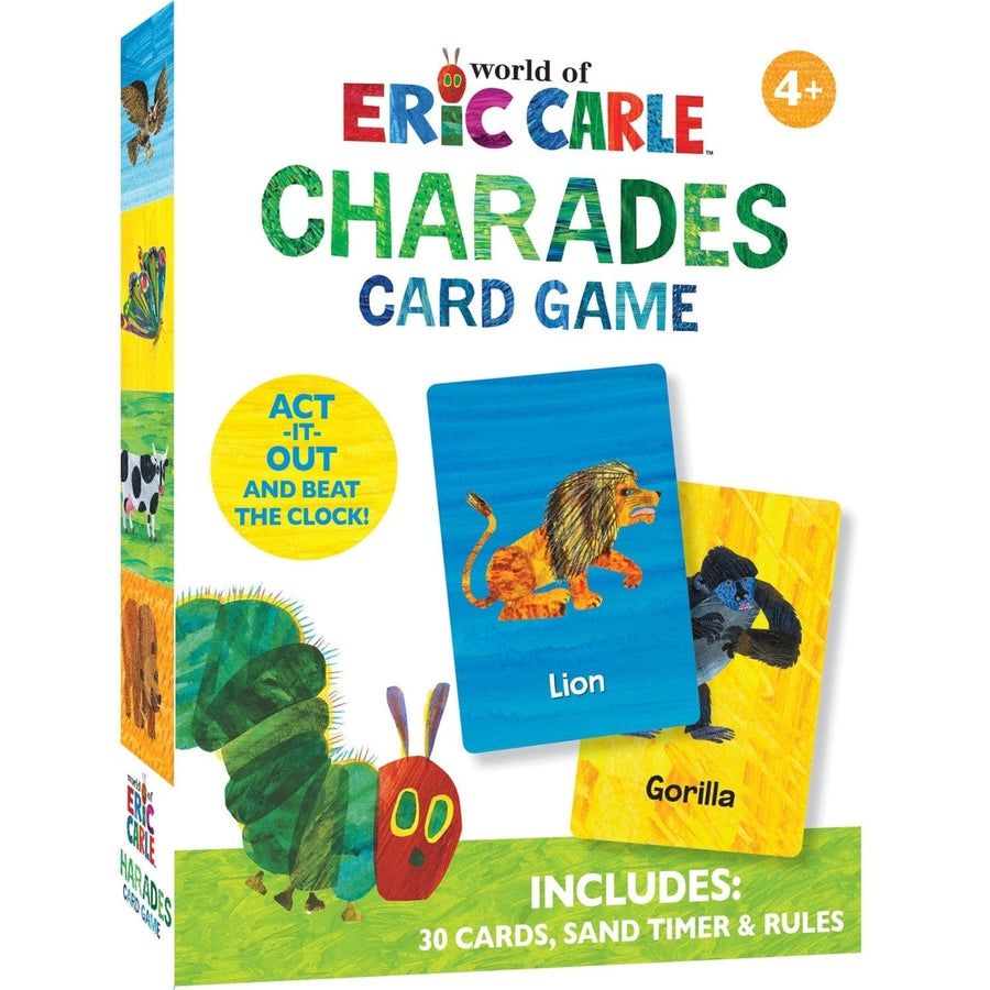 Eric Carle Charades Game Travel Card Game 29 Cards Ages 4+ MasterPieces Image 1