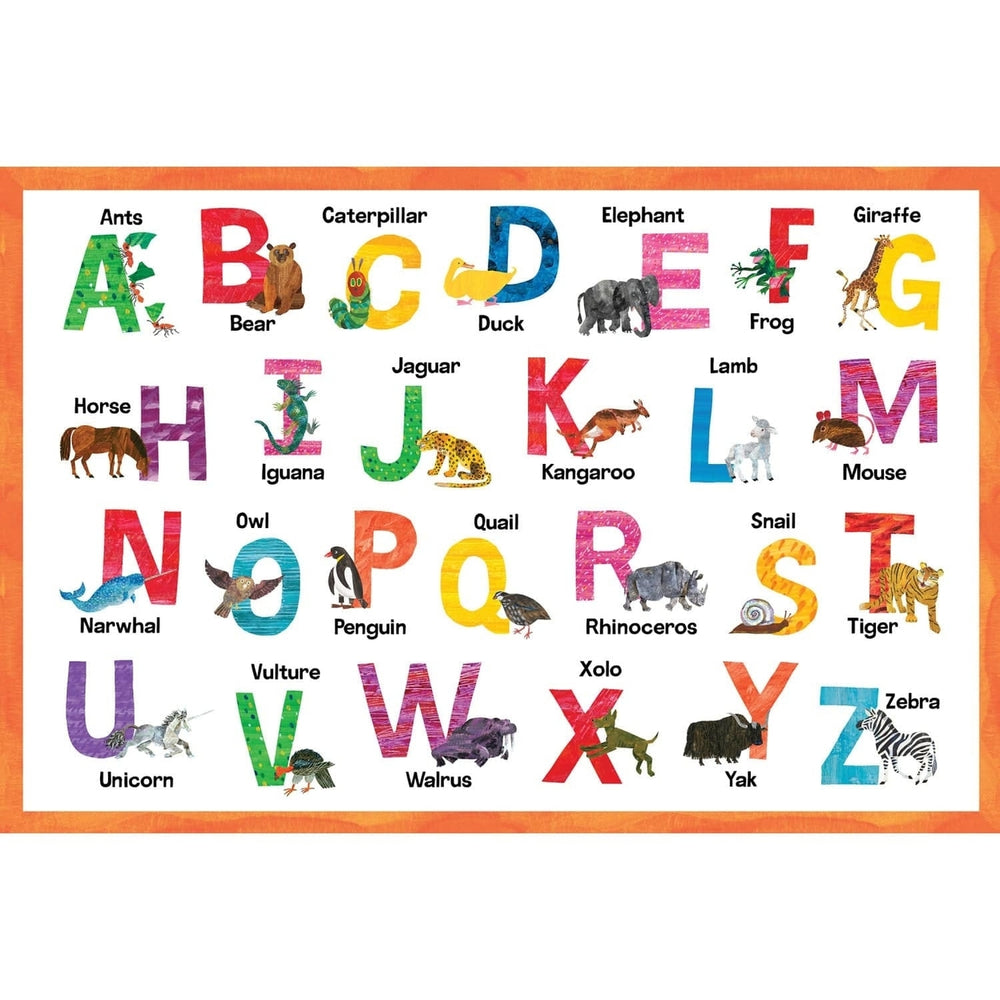 Eric Carle Alphabet Giant Floor Puzzle 48 Piece Eco-Friendly Kids 36x24 Image 2