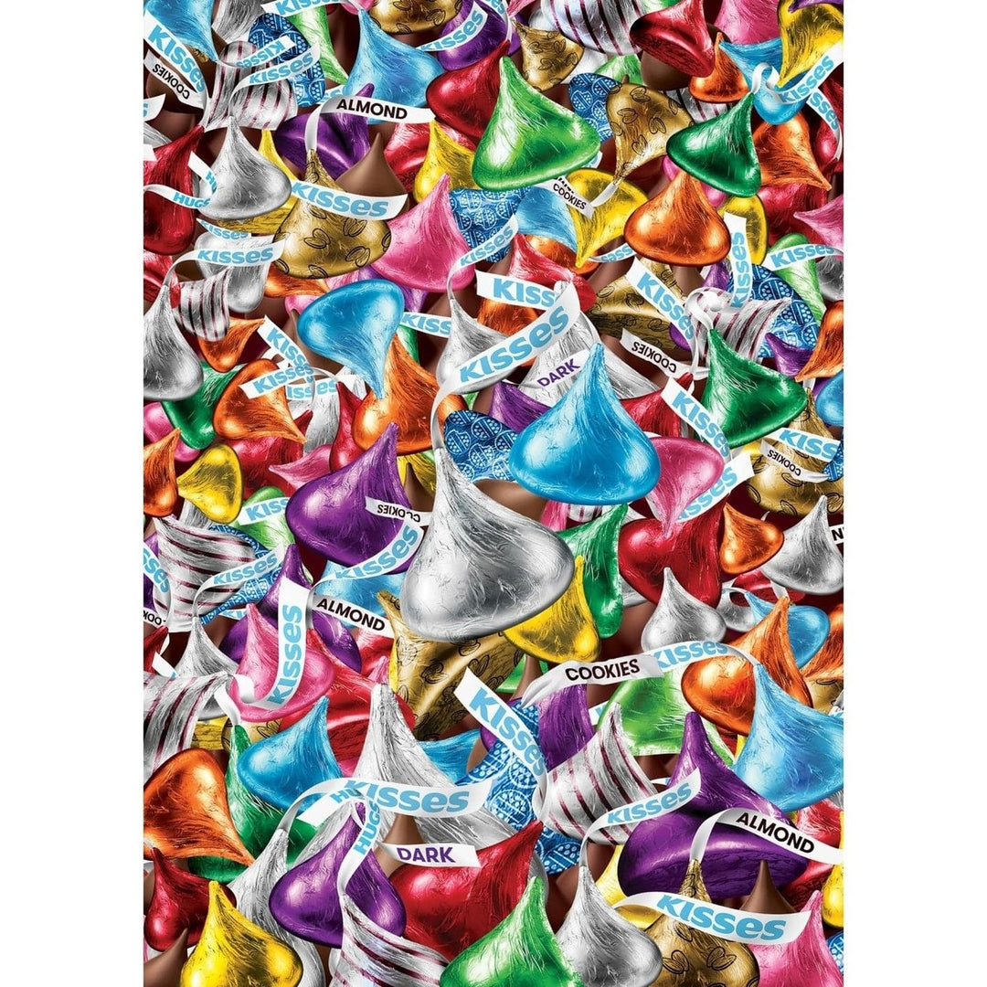 Hersheys Kisses 1000 Piece Jigsaw Puzzle Colorful Chocolate Challenge Puzzle Image 2