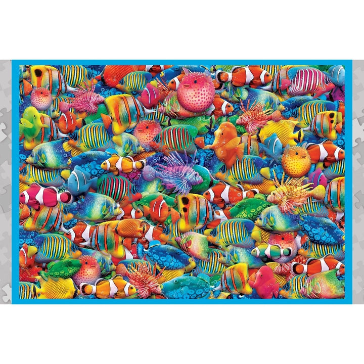 MasterPieces Rainbow Flow 1000 Piece Small Jigsaw Puzzle in Collectible Tin Image 4