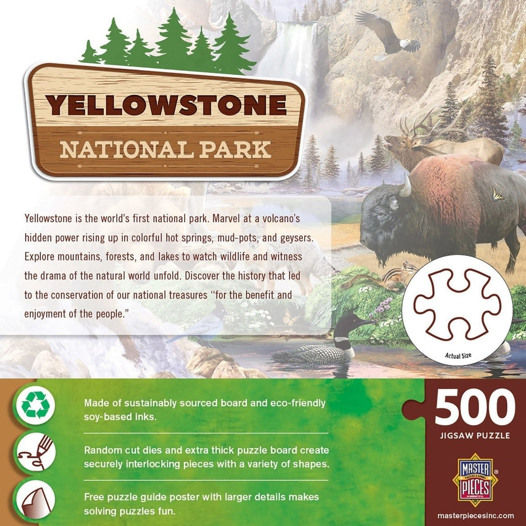 Yellowstone National Park 500 Piece Jigsaw Puzzle Image 3