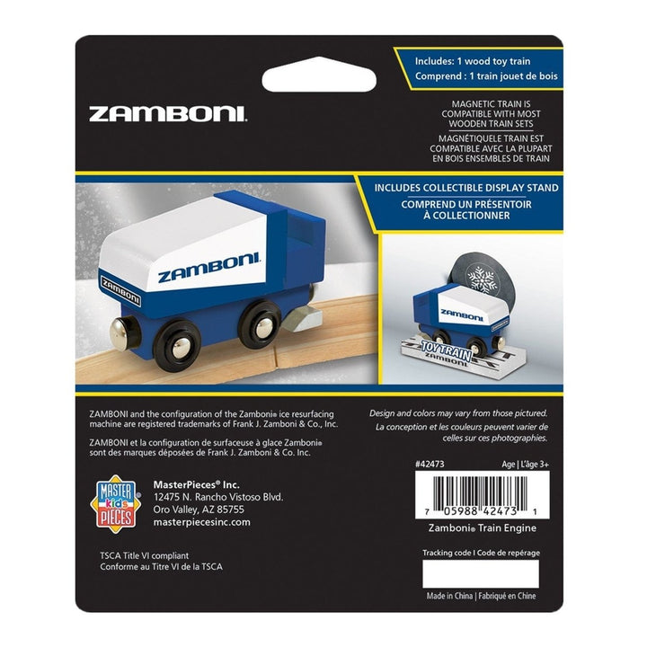 Zamboni Wood Toy Train Image 3