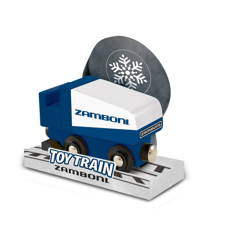 Zamboni Wood Toy Train Image 4