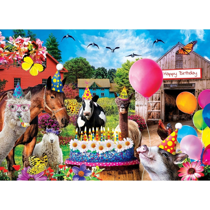 Wild and Whimsical - Birthday Party 1000 Piece Jigsaw Puzzle Image 2