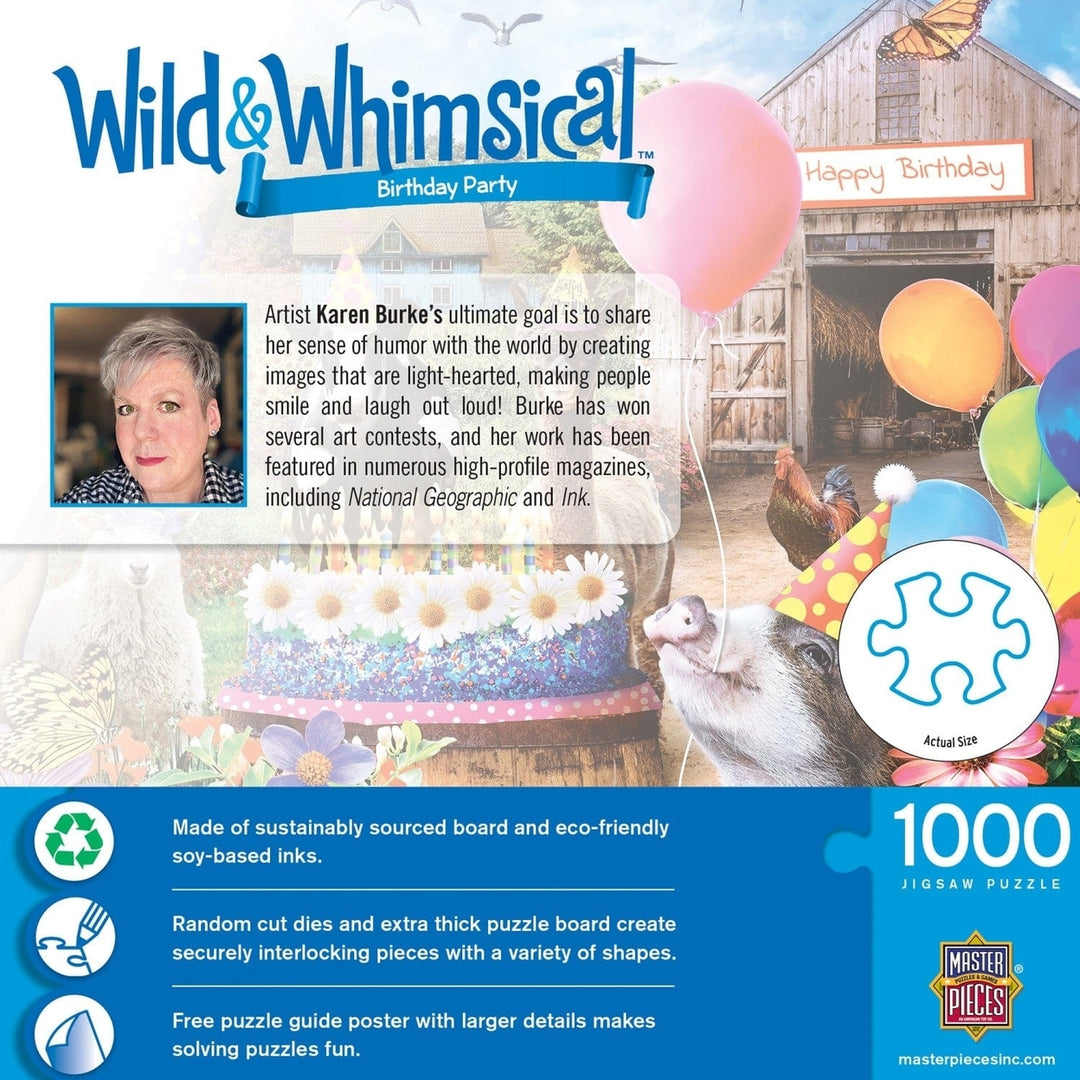 Wild and Whimsical - Birthday Party 1000 Piece Jigsaw Puzzle Image 3