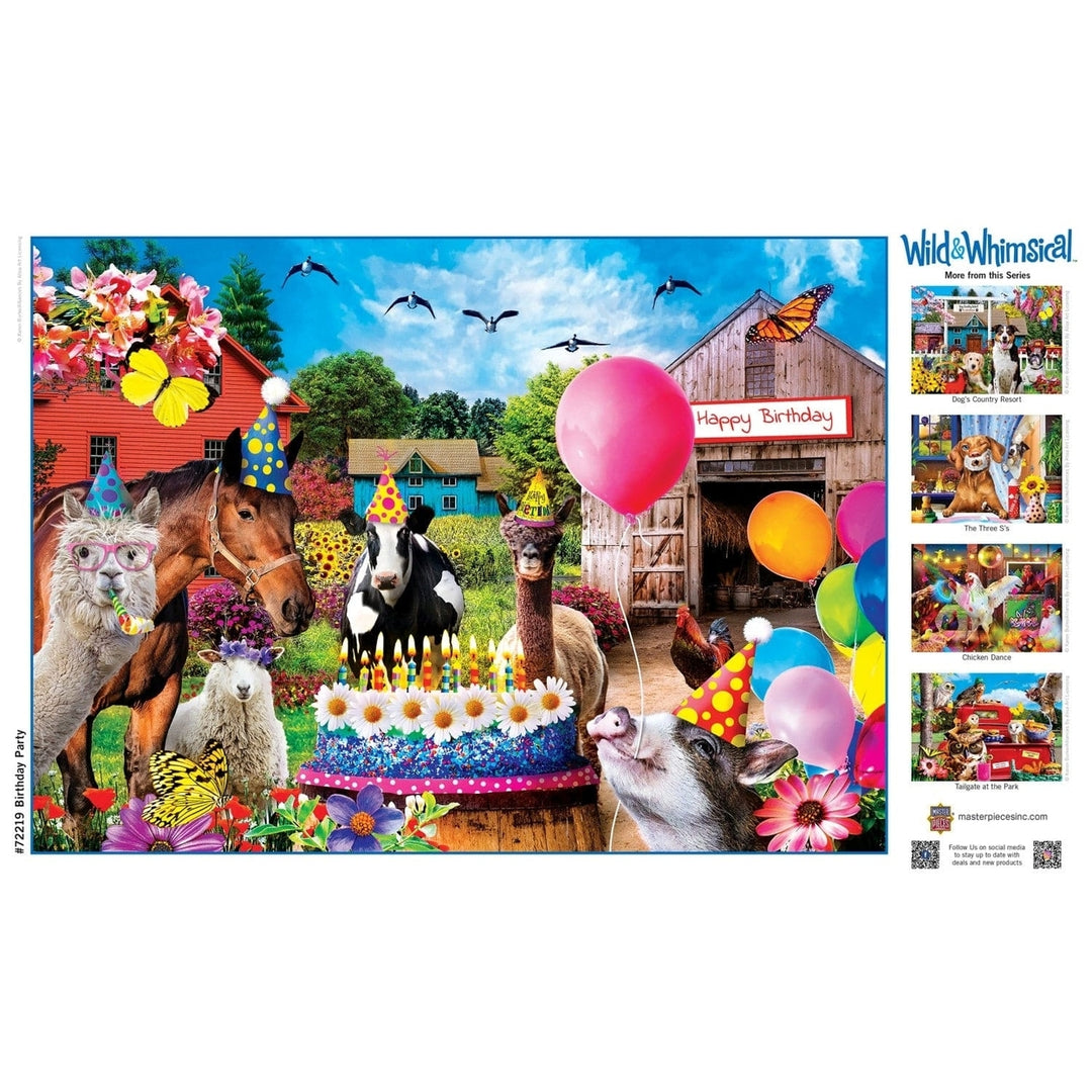 Wild and Whimsical - Birthday Party 1000 Piece Jigsaw Puzzle Image 4