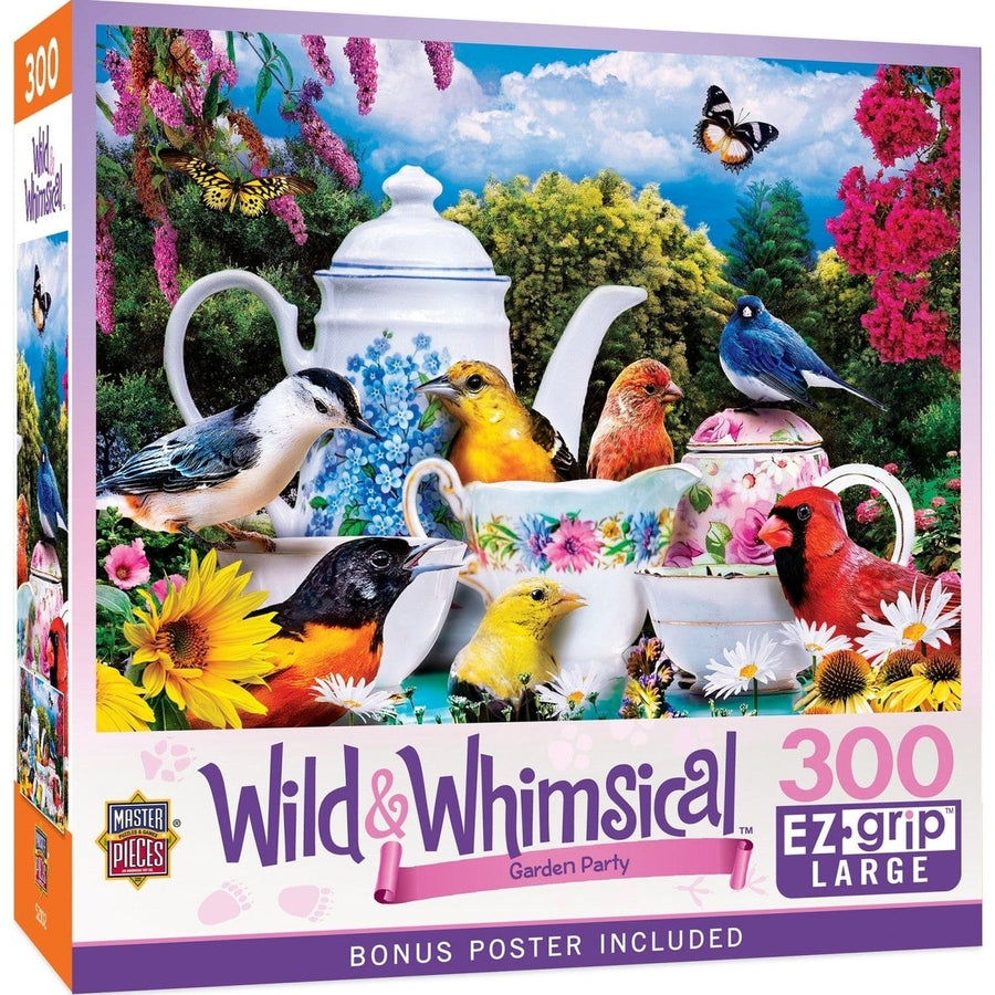 Wild and Whimsical - Garden Party 300 Piece EZ Grip Jigsaw Puzzle Image 1