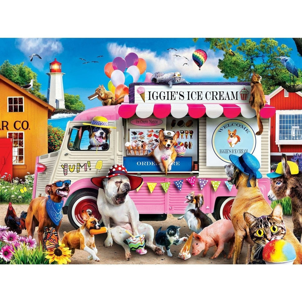 Wild and Whimsical - Iggys Ice Cream 300 Piece EZ Grip Jigsaw Puzzle Image 2