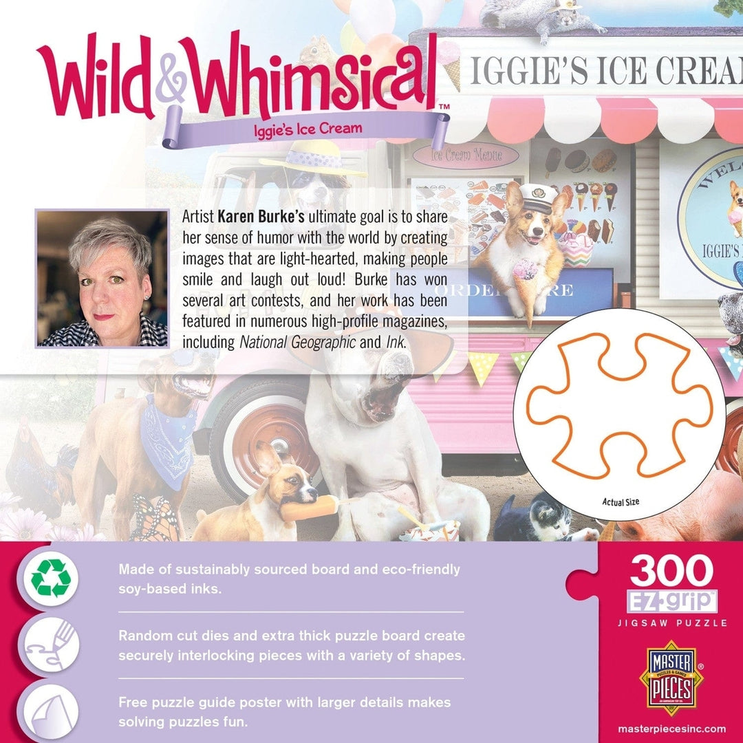 Wild and Whimsical - Iggys Ice Cream 300 Piece EZ Grip Jigsaw Puzzle Image 3