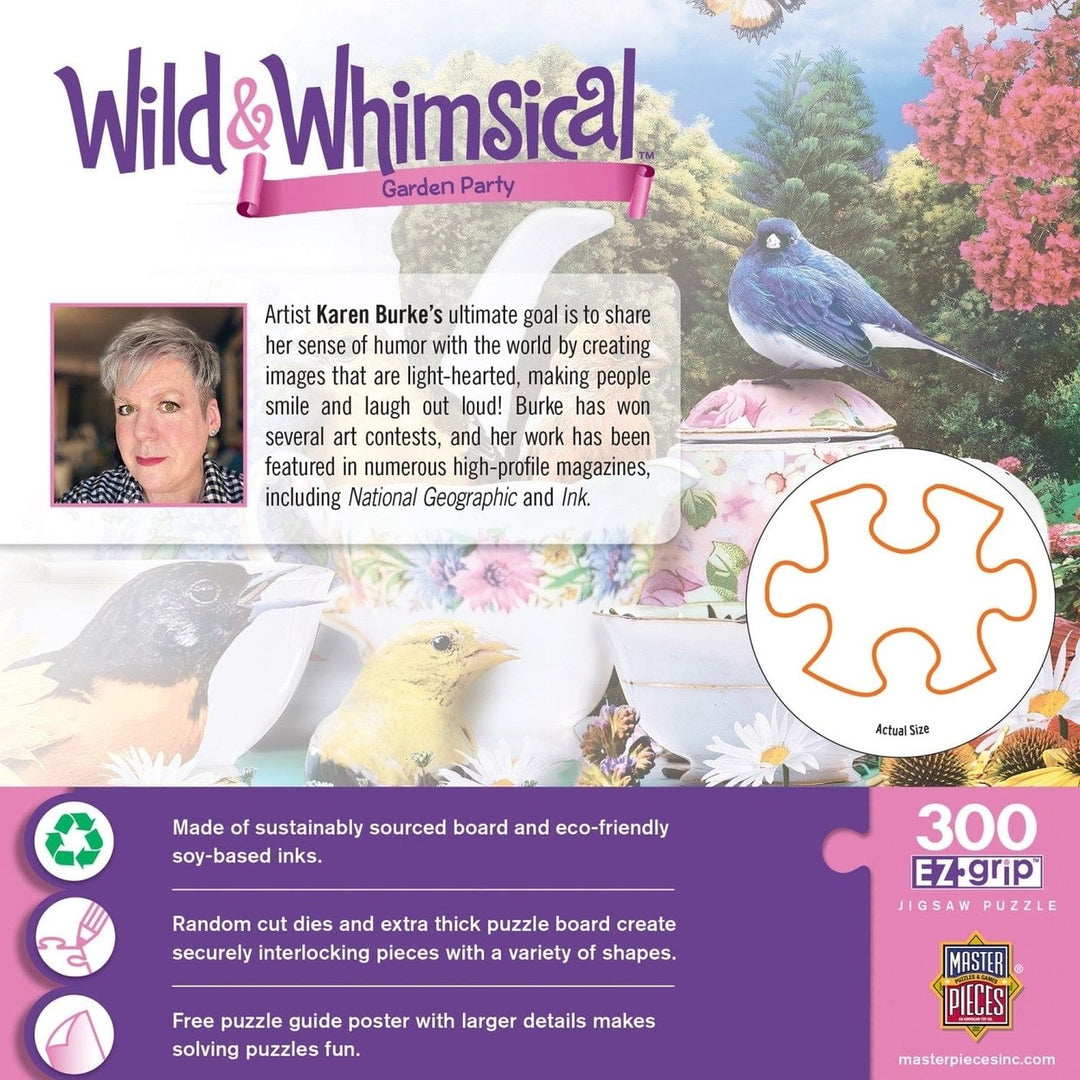 Wild and Whimsical - Garden Party 300 Piece EZ Grip Jigsaw Puzzle Image 3