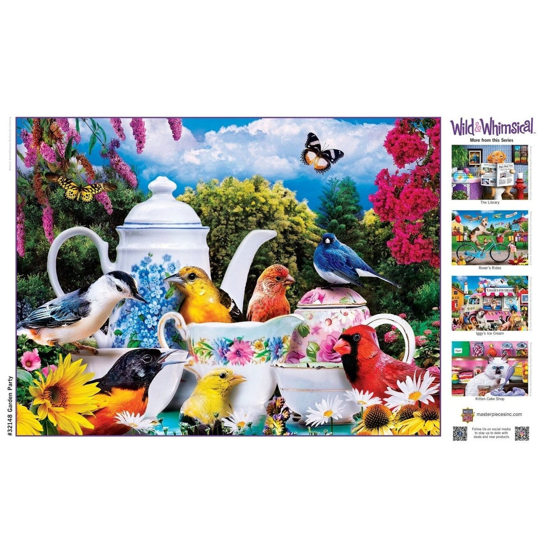 Wild and Whimsical - Garden Party 300 Piece EZ Grip Jigsaw Puzzle Image 4