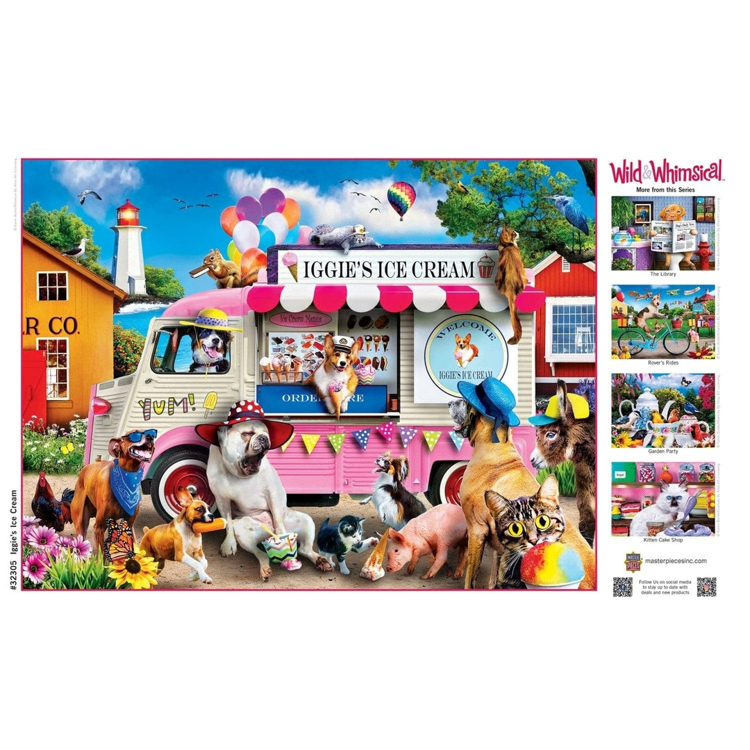 Wild and Whimsical - Iggys Ice Cream 300 Piece EZ Grip Jigsaw Puzzle Image 4