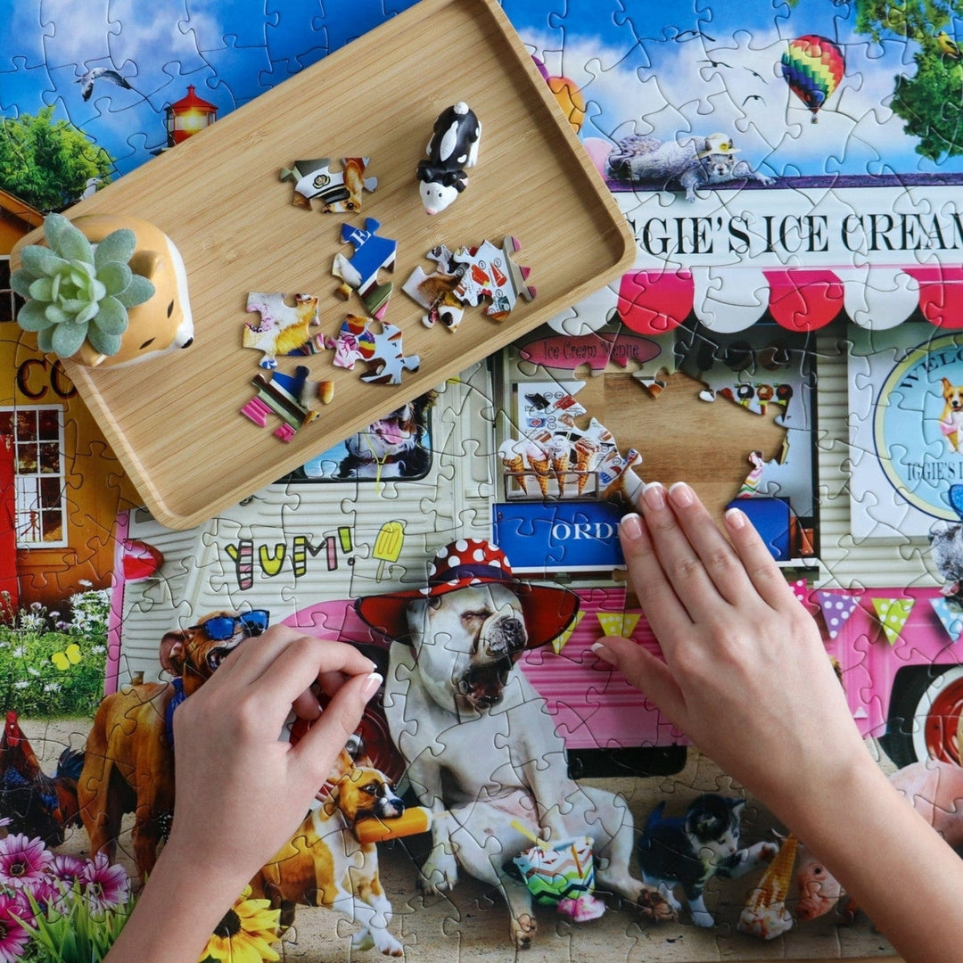 Wild and Whimsical - Iggys Ice Cream 300 Piece EZ Grip Jigsaw Puzzle Image 4