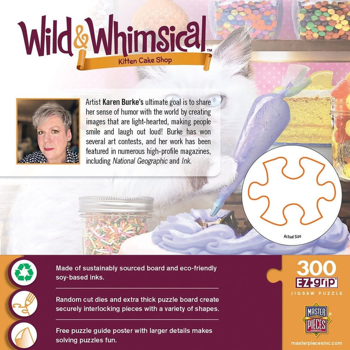 Wild and Whimsical - Kitten Cake Shop 300 Piece EZ Grip Jigsaw Puzzle Image 3