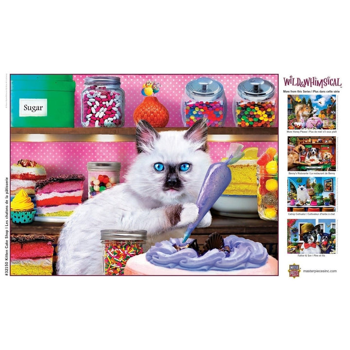 Wild and Whimsical - Kitten Cake Shop 300 Piece EZ Grip Jigsaw Puzzle Image 4