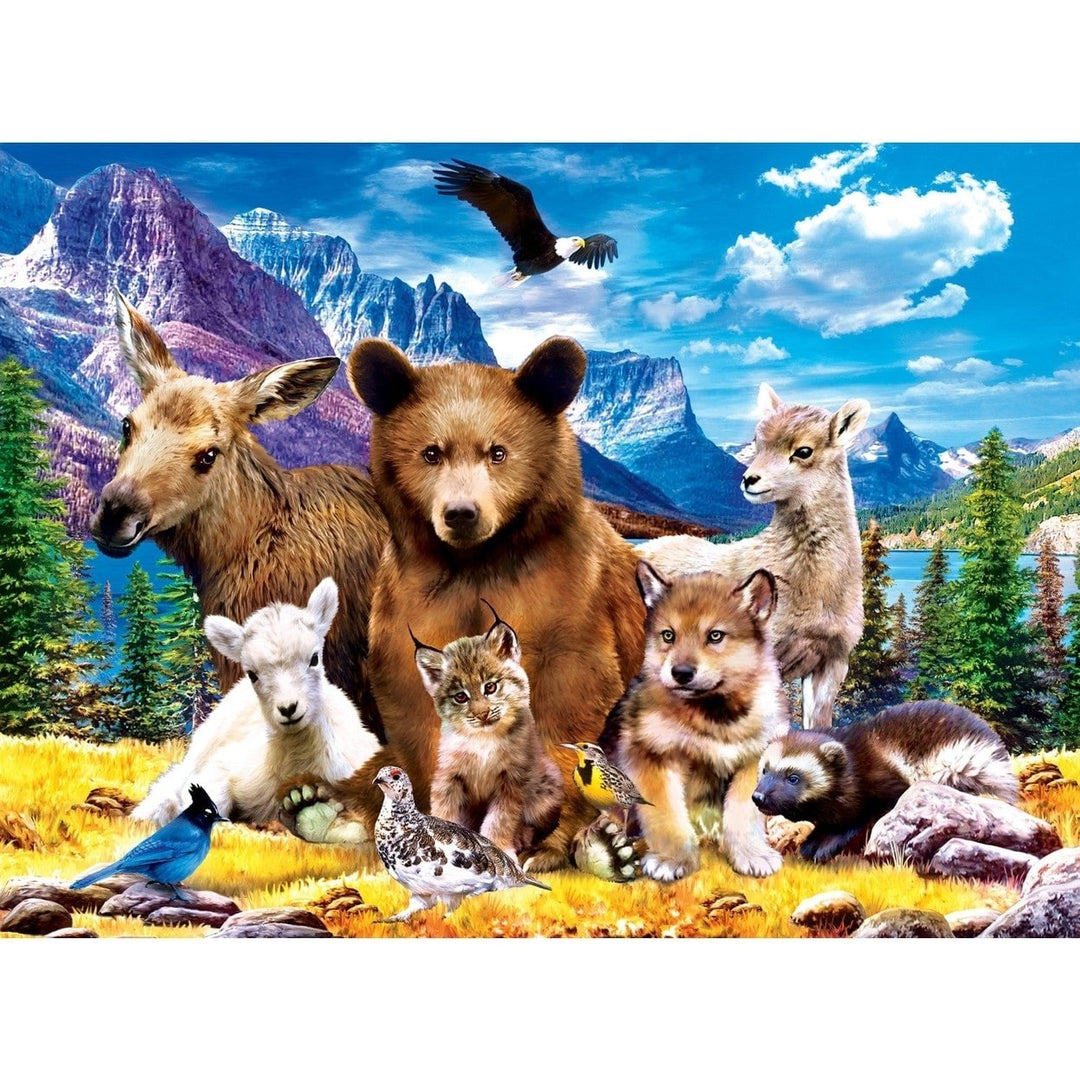 Wildlife of Glacier National Park Jigsaw Puzzle 100 Pieces Fun Learning 19x14 inches Image 2