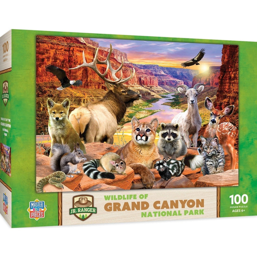 Wildlife of Grand Canyon National Park 100 Piece Jigsaw Puzzle 19x14 inches Image 1