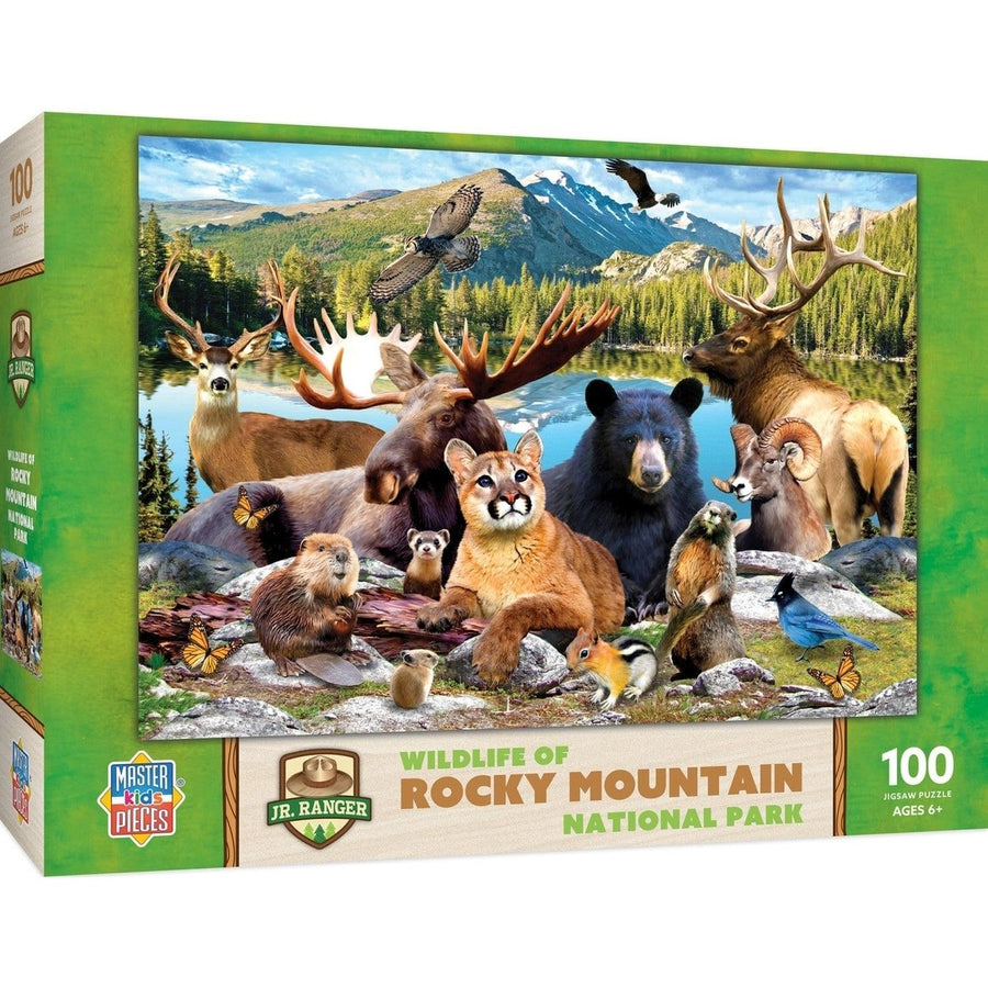 Wildlife of Rocky Mountain National Park 100 Piece Jigsaw Puzzle 19x14 Inches Image 1