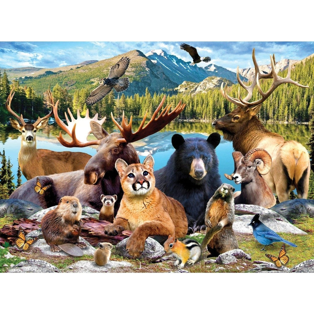 Wildlife of Rocky Mountain National Park 100 Piece Jigsaw Puzzle 19x14 Inches Image 2