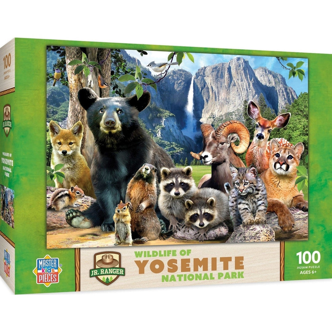 Wildlife of Yosemite National Park 100 Piece Jigsaw Puzzle Ages 6 and Up Image 1