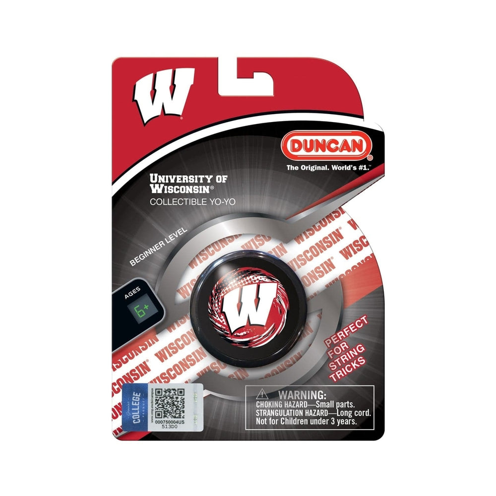 Wisconsin Badgers Duncan Yo-Yo College Collectible Red and White Team Logo Image 2