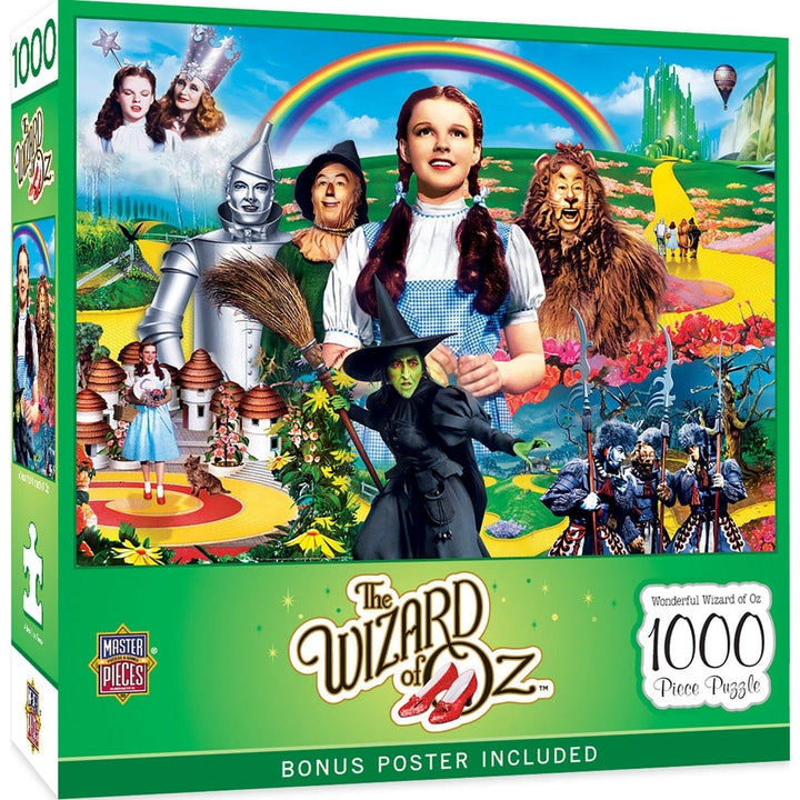 MasterPieces 1000 Piece Jigsaw Puzzle Wizard of Oz Eco-Friendly 19.25x26.75" Image 1