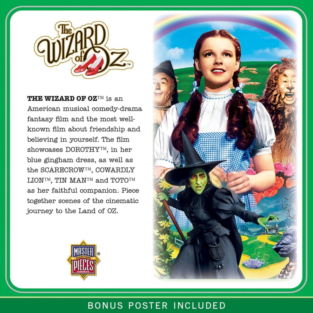 MasterPieces 1000 Piece Jigsaw Puzzle Wizard of Oz Eco-Friendly 19.25x26.75" Image 3