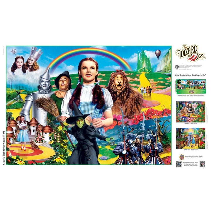 MasterPieces 1000 Piece Jigsaw Puzzle Wizard of Oz Eco-Friendly 19.25x26.75" Image 4