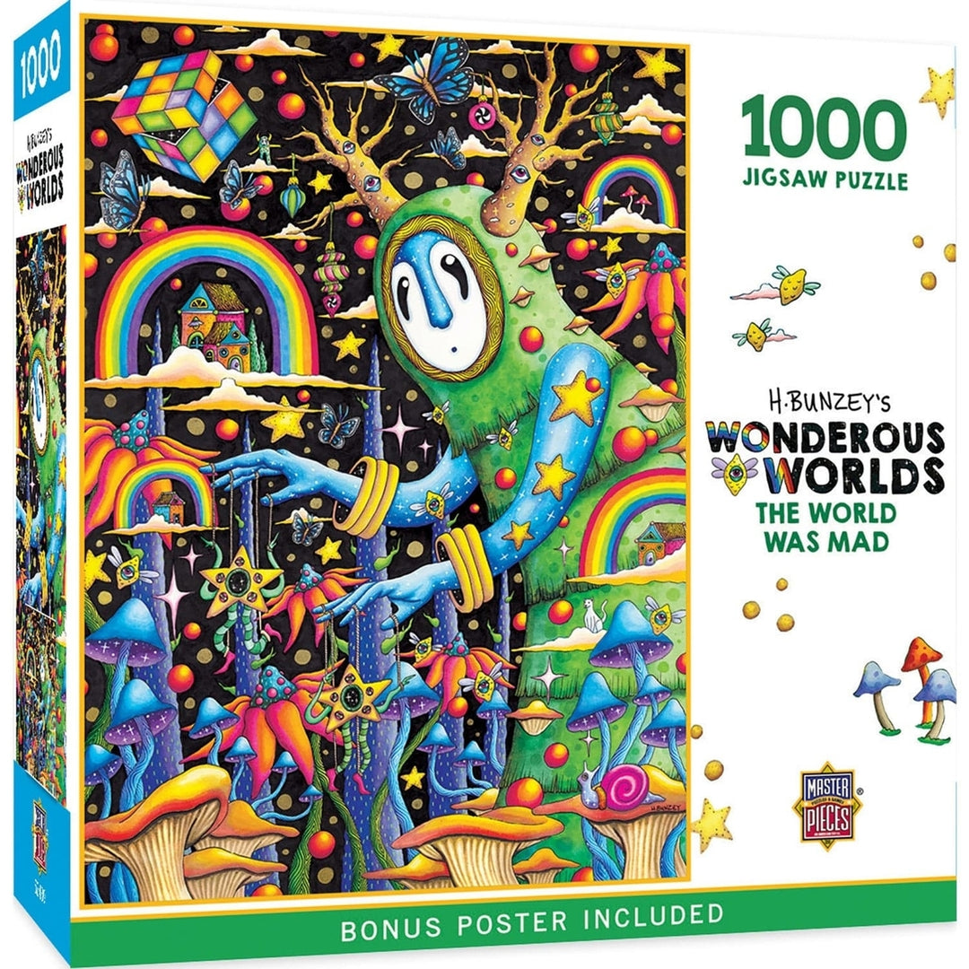 Wonderous Worlds 1000 Piece Jigsaw Puzzle Eco-Friendly Colorful Design Magic Image 1