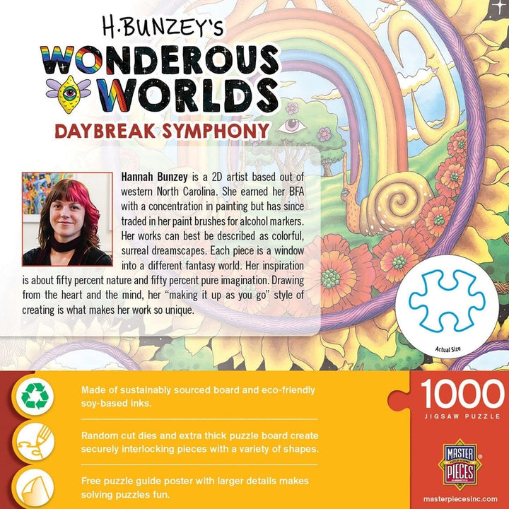 Wonderous Worlds Daybreak Symphony 1000 Piece Jigsaw Puzzle Colorful Design Image 3