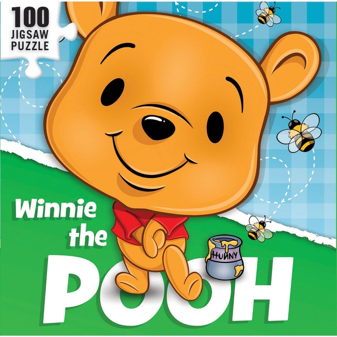 Winnie the Pooh 100 Piece Jigsaw Puzzle Chibi Eco-Friendly Kids Fun Game Image 3