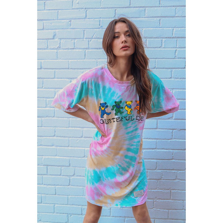 Grateful Dead Tee Dress Tie-Dye Image 1