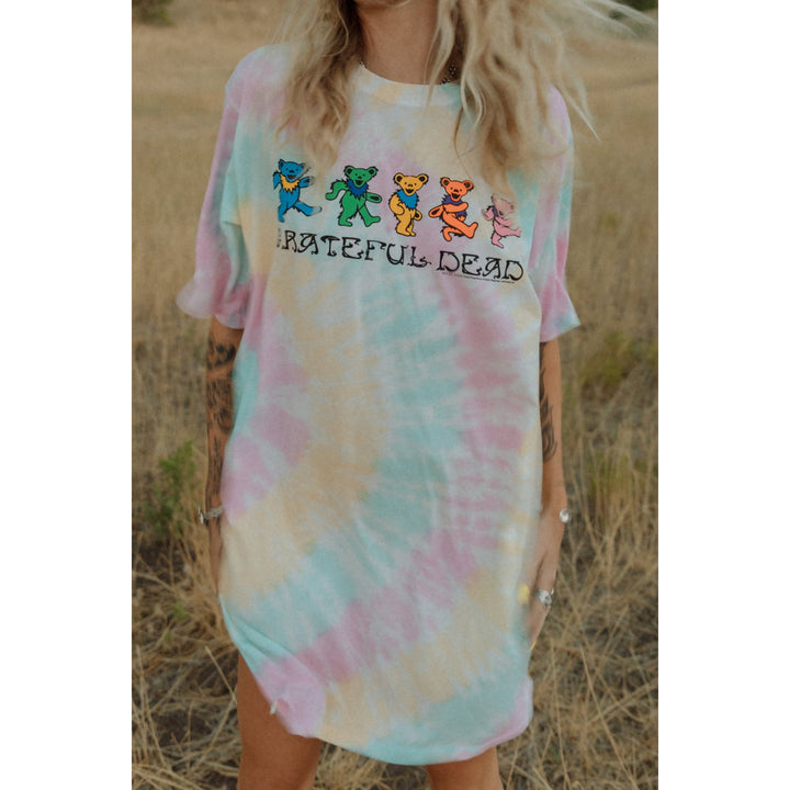 Grateful Dead Tee Dress Tie-Dye Image 2