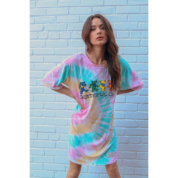 Grateful Dead Tee Dress Tie-Dye Image 4