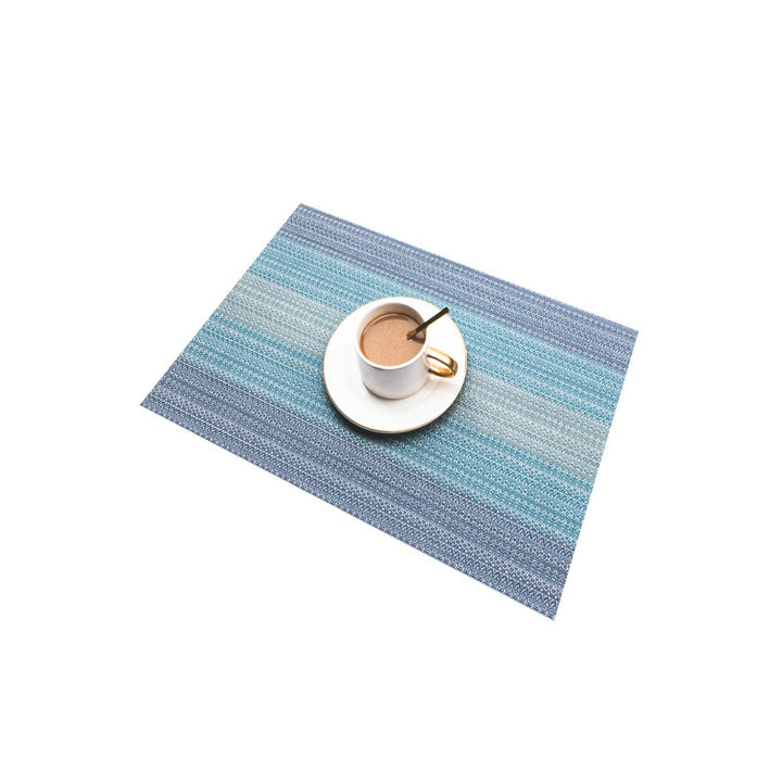 Table PVC Placemats Dining Table Place Mats Non-Slip Dish Bowl Placement Heat Resistant Easy to Clean Table Decorative Image 4