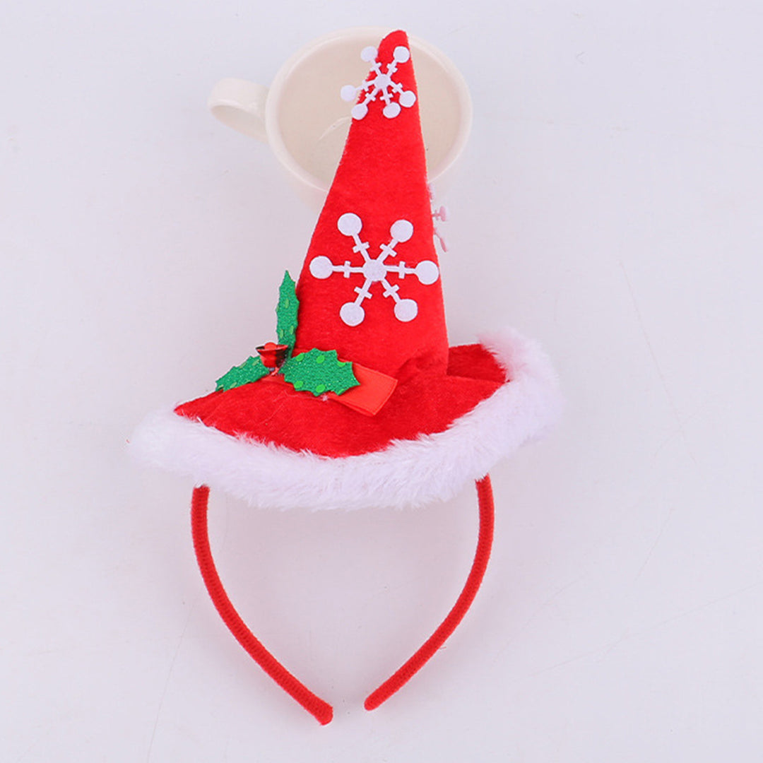 Christmas Tree Headband Star Snowflake Lollipop Winter Hair Accessories for Women Men Holiday Hair Hoop Decorations Image 11