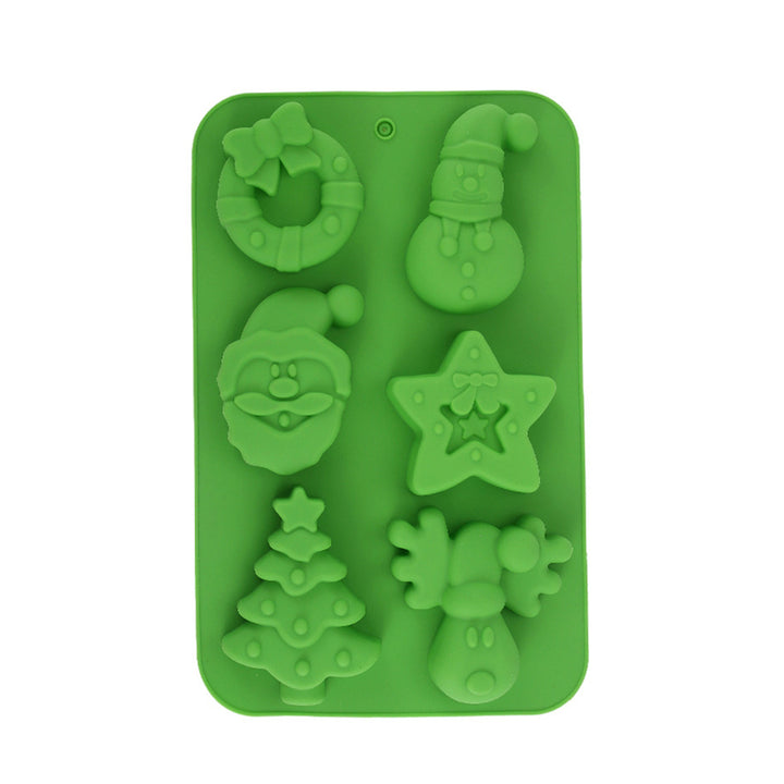 Christmas Silicone Soap Molds Xmas Cake Mold Easy to Clean Food Grade Various Shapes Baking Mold for DIY Soaps Candles Image 4