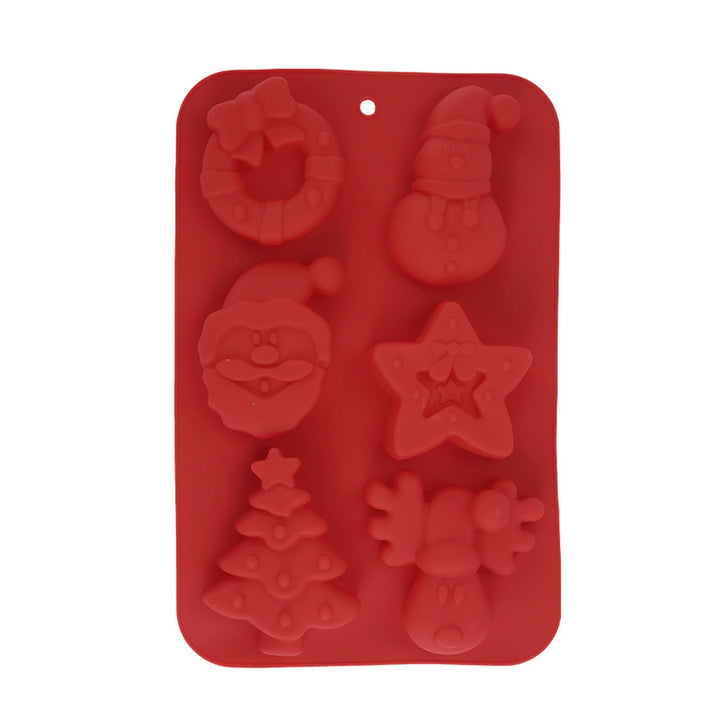 Christmas Silicone Soap Molds Xmas Cake Mold Easy to Clean Food Grade Various Shapes Baking Mold for DIY Soaps Candles Image 4