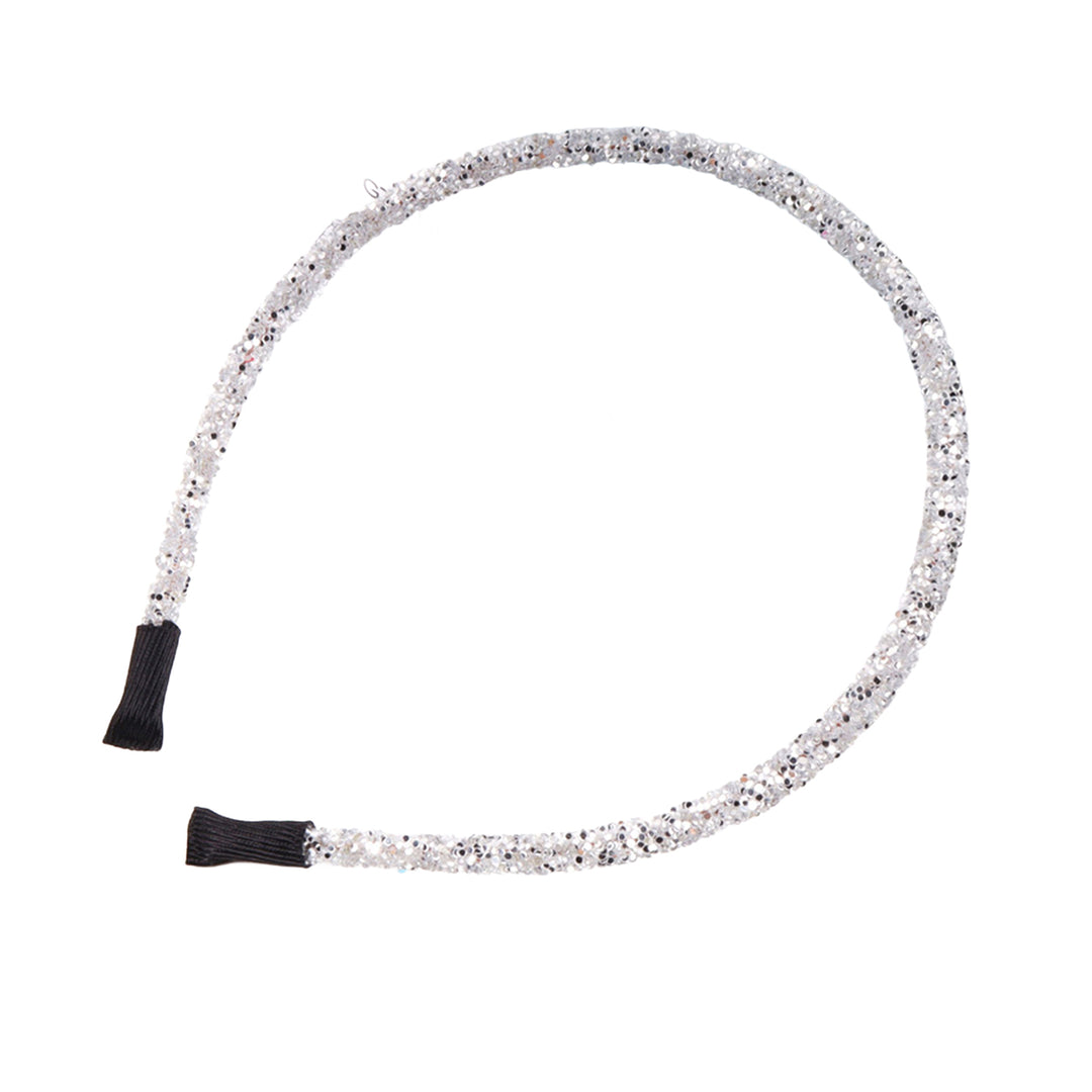 Women Hair Hoop Sparkling Sequins Elastic Headband DIY Glitter Handmade DIY Hair Hoop Christmas Accessories Image 6