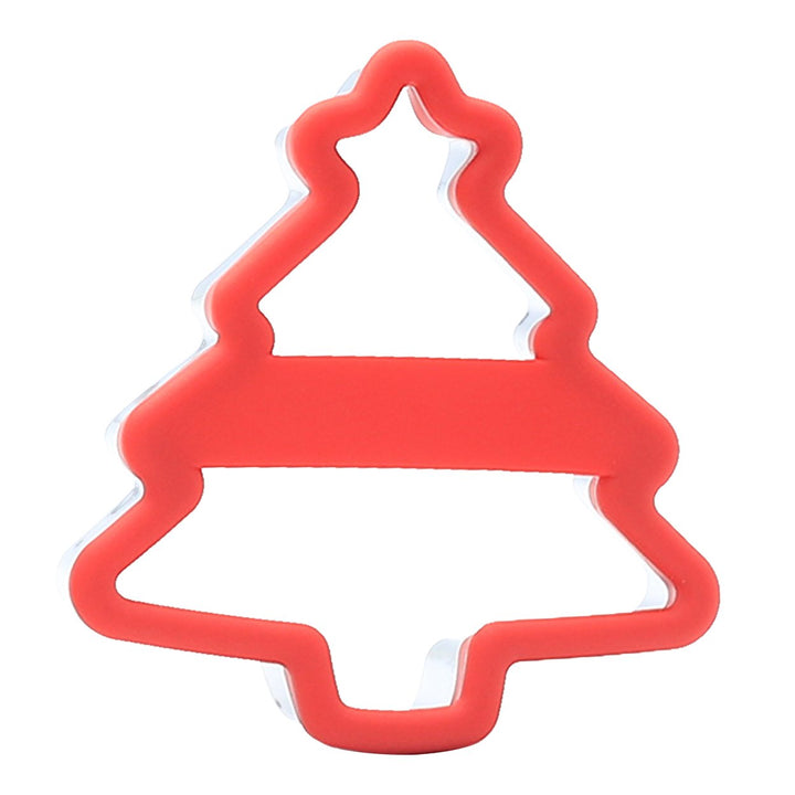 1/4Pcs Christmas Cookie Cutter Set Stainless Steel Snowflake Star Sock Tree Shapes Kitchen Baking Tools for Biscuit Image 1