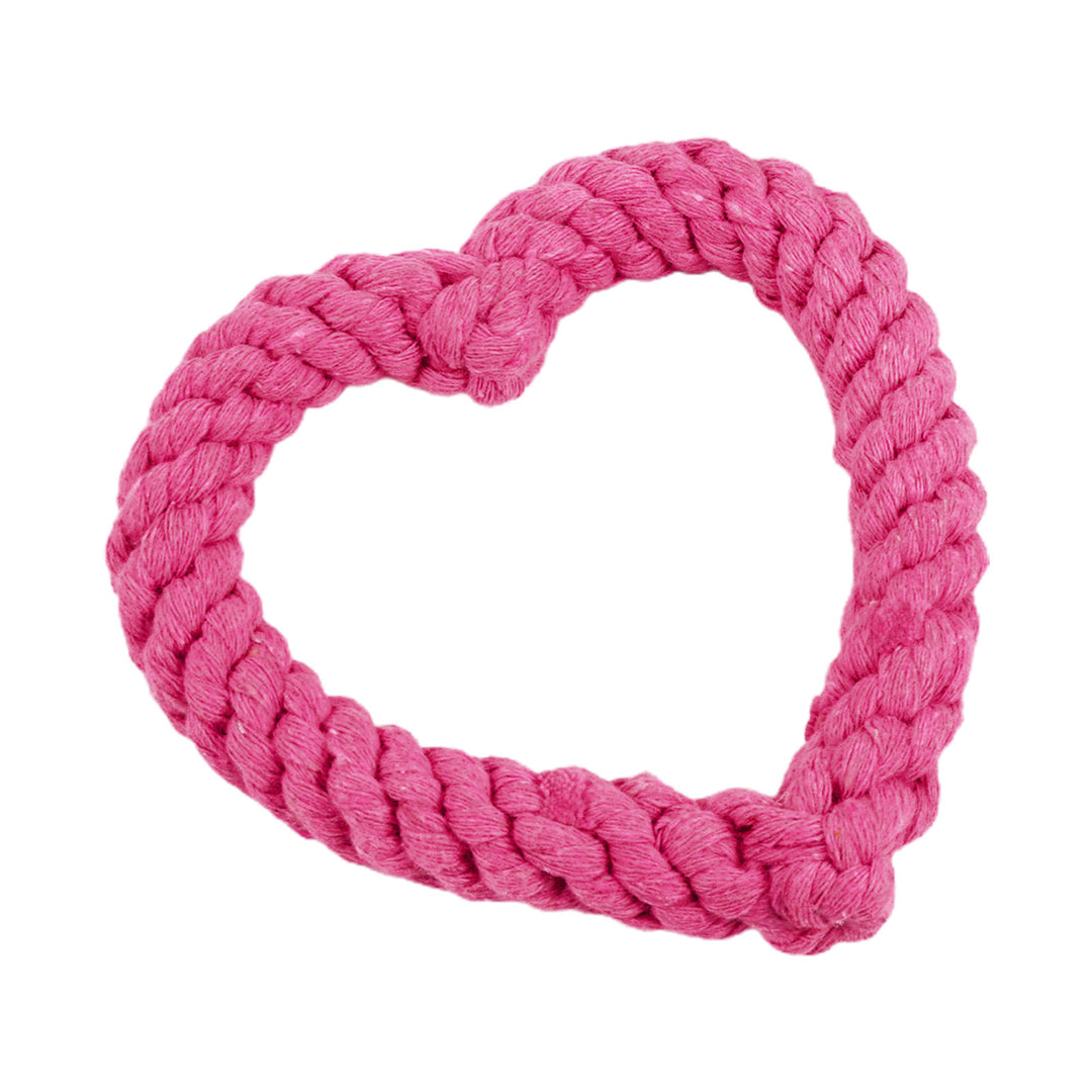 Dog Chew Toy Creative Heart Shaped Pet Chew Toy Bite-resistant Fun Cat Training Teething Toy Pet Supplies Image 3