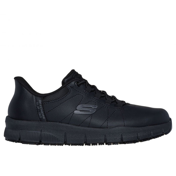 SKECHERS WORK Womens Slip-ins Work: Nampa - Cottonbud Soft Toe EH Work Shoe Black - 108218-BLK BLACK Image 1