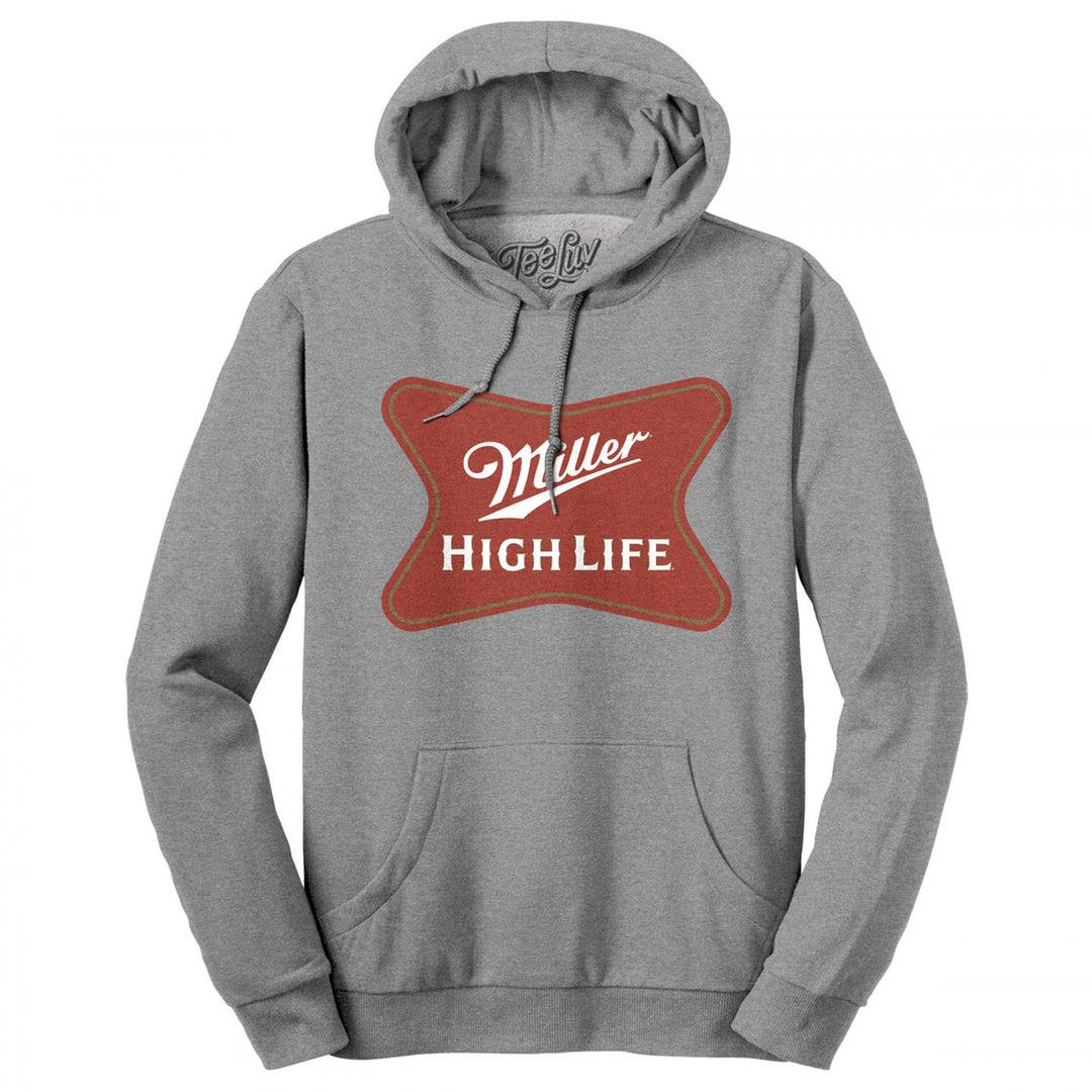 Miller High Life Logo Grey Colorway Pullover Hoodie Image 1